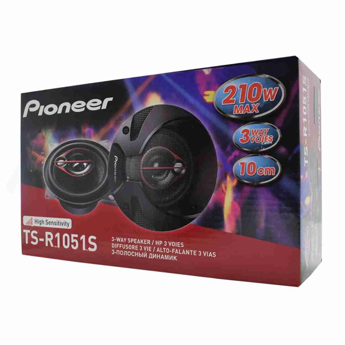 Pioneer TS-R1051S 10cm 3-way Coaxial Speakers (210W)