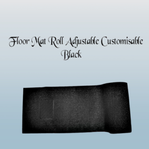 Universal Fur Grass Floor Mat Roll Adjustable Customisable Black – Floor Mats – Car Mats – Vehicle Mats