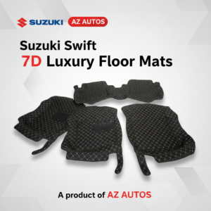 Suzuki Swift 7D Floor Mats – Black – 3 Pcs Set – Model 2022-2025
