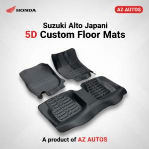 Honda City 5D Custom Floor Mat Black 3 Pcs – Model 2008-2021