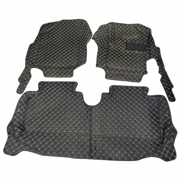 Toyota Yaris 7D Custom Floor Mats - Black - 3 Pcs 2020-2024