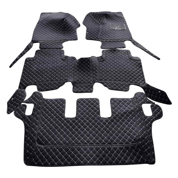 Toyota Fortuner 7D Floor Mats - Black - 4 Pcs Set - Model 2016-2022
