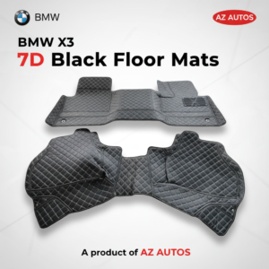 BMW X3 7D Floor Mats – Black – 3 Pcs Set – Model 2012-2018 HURRY! ONLY 3 LEFT IN STOCK.
