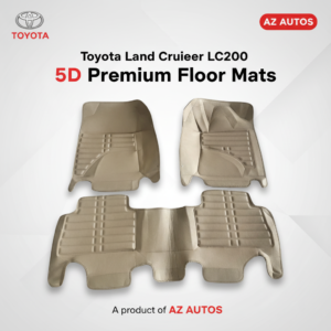 Toyota Land Cruiser LC200 5D Floor Mat Beige – Model 2015-2021