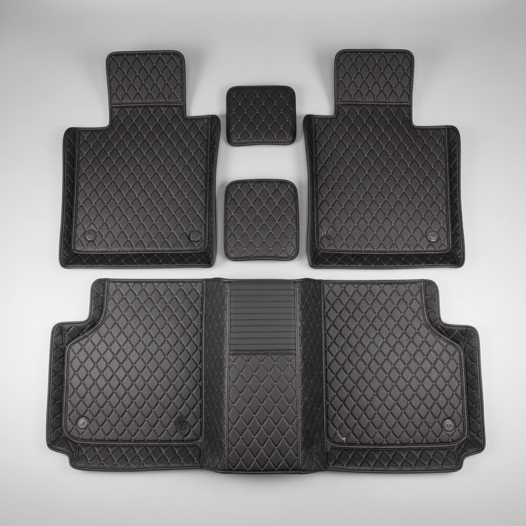 JAC T9 Hunter 7D Floor Mats - Black - 3 Pcs Model 2025-2026
