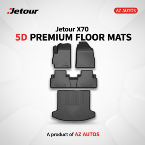 Jetour X70 5D Floor Mats Black 2025 – 3 Pcs Set
