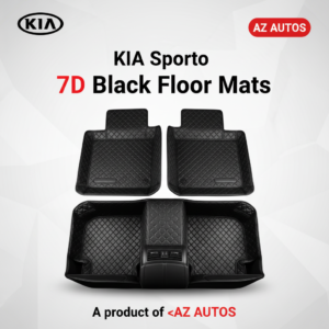 KIA Sportage 7D Floor Mats 3 PCS 2025-2026 – Black