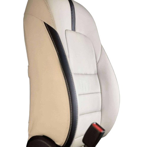 Toyota Corolla Grande Seat Cover Type R Hockey Beige Black 2014 - 2021