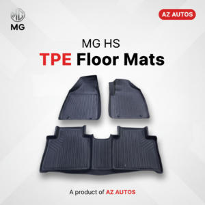 MG HS TPE Floor Mat Black 3 Pcs – Model 2020-2021