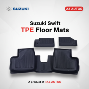 Suzuki Swift TPE Floor Mat Black 3 Pcs – Model 2018-2024