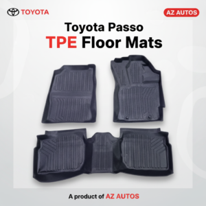 Toyota Passo TPE Floor Mat Black 3 Pcs – Model 2020-2021