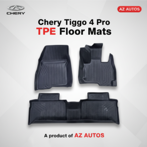 Chery Tiggo 4 Pro TPE Floor Mat Black 3 Pcs – Model 2022-2024