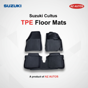 Suzuki Cultus TPE Floor Mat Black 3 Pcs – Model 2017-2024