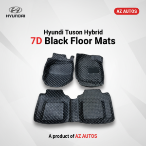 Hyundai Tucson Hybrid 7D Floor Mats – Black 2025-2026