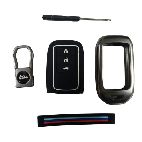 Honda Civic Remote Key Cover - Metal Shell 3 Buttons 2016-2021