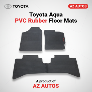 Toyota Aqua PVC Rubber Floor Mat Black 2012-2018