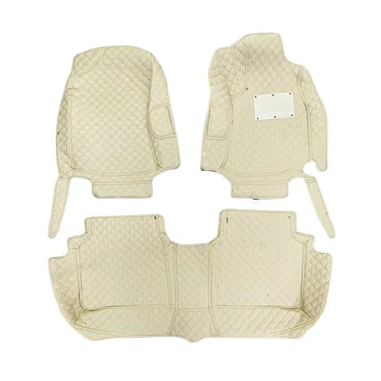 Toyota Corolla 7D Floor Mats - Beige - 3 Pcs Set - Model 2014-2025