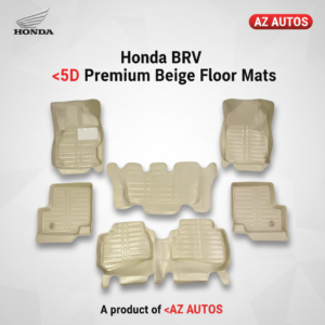 Honda BRV 5D Floor Mat Beige 4 Pcs – Model 2017-2022