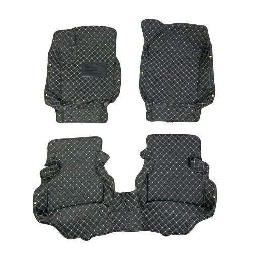 Suzuki Vitara 7D Floor Mats - Black - 3 Pcs - Model 2016-2025