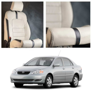 Toyota Corolla Type R Beige Black Seat Covers – Model 2002 -2008