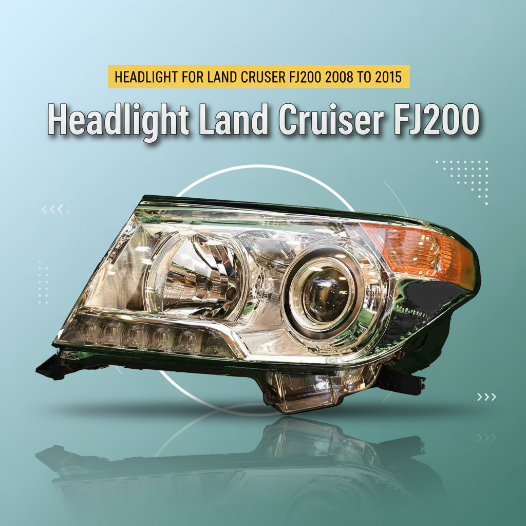 Headlight for Land Cruiser FJ200 2008 To 2015