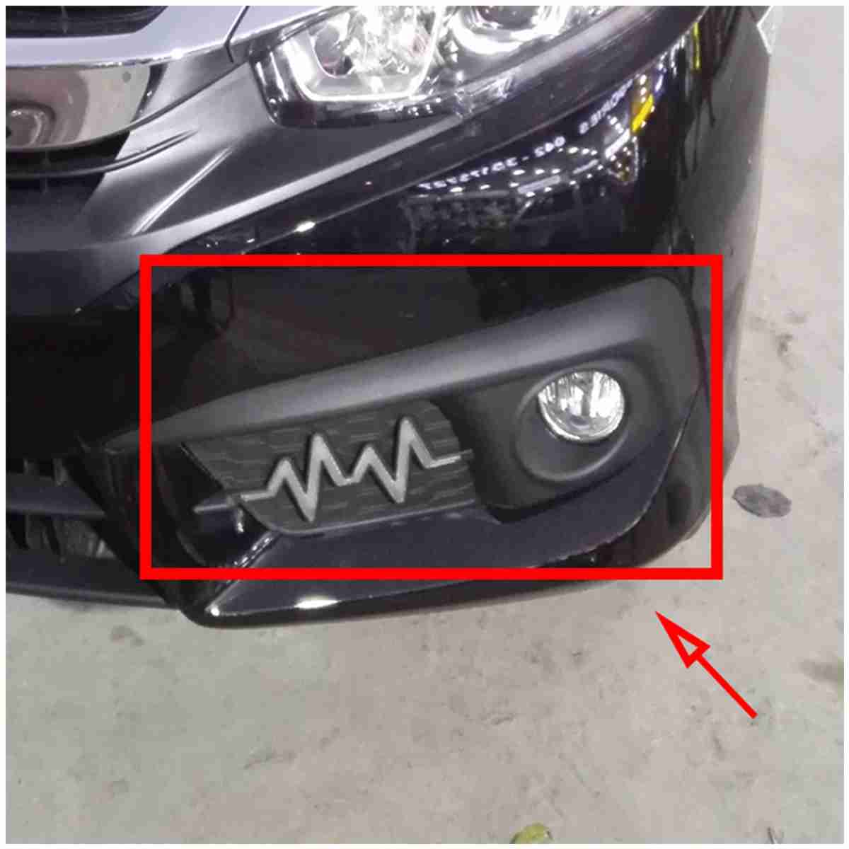 DRL Cover Heart Beat for Honda Civic 2016 to 2020