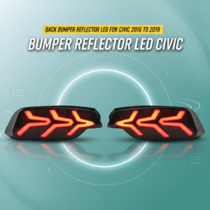 Back Bumper Reflector Led for Civic 2016 to 2019