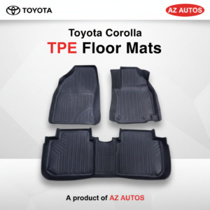Toyota Corolla TPE Floor Mat Black 3 Pcs – Model 2014-2021