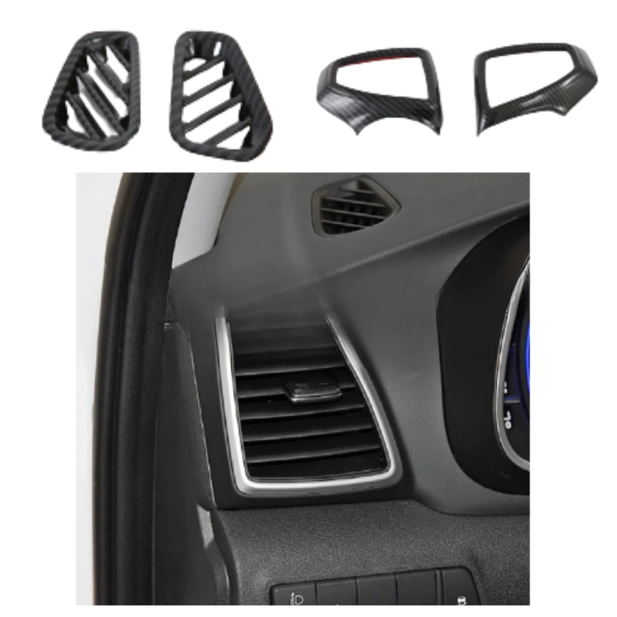 Hyundai Tucson Air Outlet Vent Carbon Fiber – Model 2020-2021