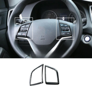 Hyundai Tucson Steering Wheel Trims Multimedia Carbon Fiber – Model 2020-2021