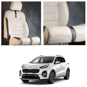 KIA Sportage Type R Beige Black Seat Covers – Model 2019-2024