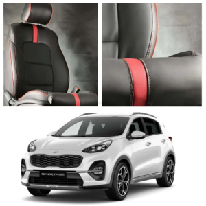 KIA Sportage Type R Black Red Seat Covers – Model 2019-2024
