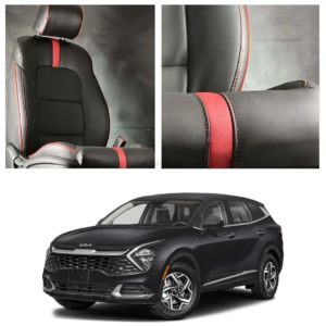 KIA Sportage Type R Black Red Seat Covers 2025-2026