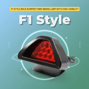 F1 Style Back Bumper Third Brake Lamp With High Visibility – Under Diffuser / Bumper Red LED Sporty Style