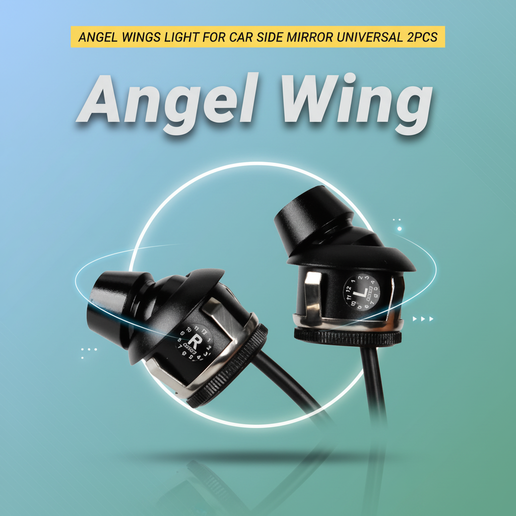 Angel Wings Light For Car Side Mirror Universal 2Pcs