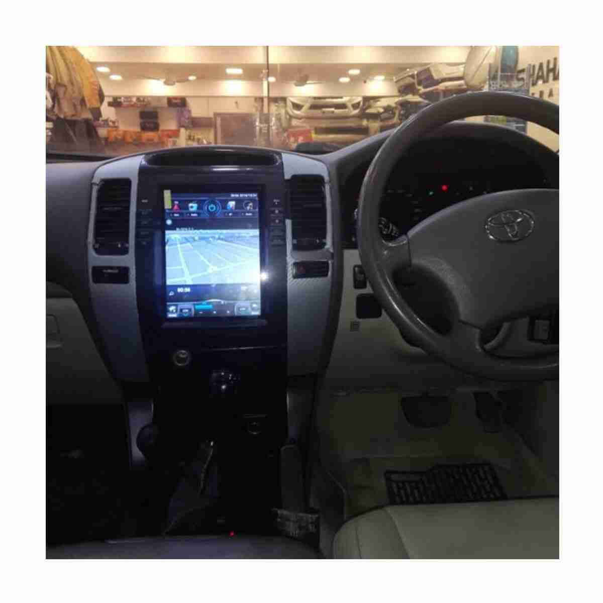 Toyota Prado 2002 to 2009 Android Tesla LCD Screen IPS Display Multimedia System