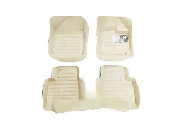 Suzuki Cultus 5D Custom Floor Mat Beige New Model 3 Pcs 2017-2021