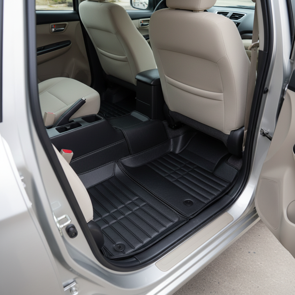 Suzuki Ciaz 5D Custom Floor Mat Black 3 Pcs - Model 2017-2021