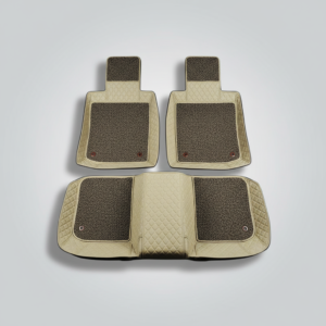 Audi A6 9D Luxury Floor Mats Mix Thread Coffee 3 Pcs – Model 2011-2018 2011 – 2021
