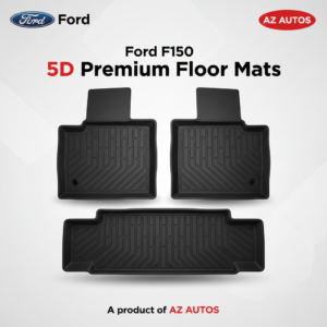 Ford F150 5D Custom Floor Mat Black 3 Pcs – Model 2015-2018