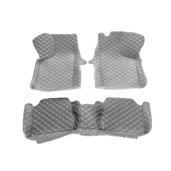 Suzuki Mehran 7D Custom Floor Mats - Grey - 3 Pcs 2012-2017