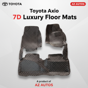 Toyota Axio 7D Floor Mats – Black – 3 Pcs Set – Model 2012-2019