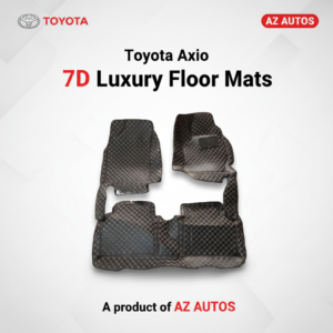 Toyota Axio 7D Floor Mats – Black – 3 Pcs Set – Model 2012-2019