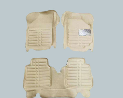 Suzuki Wagon R 5D Custom Floor Mat Beige 3 Pcs - Model 2014-2021