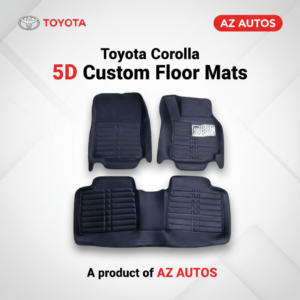 Toyota Corolla 5D Custom Floor Mat Black 3 Pcs – Model 2014-2025
