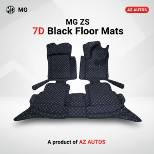 MG ZS 7D Floor Mats – Black – 3 Pcs Set – Model 2021-2025