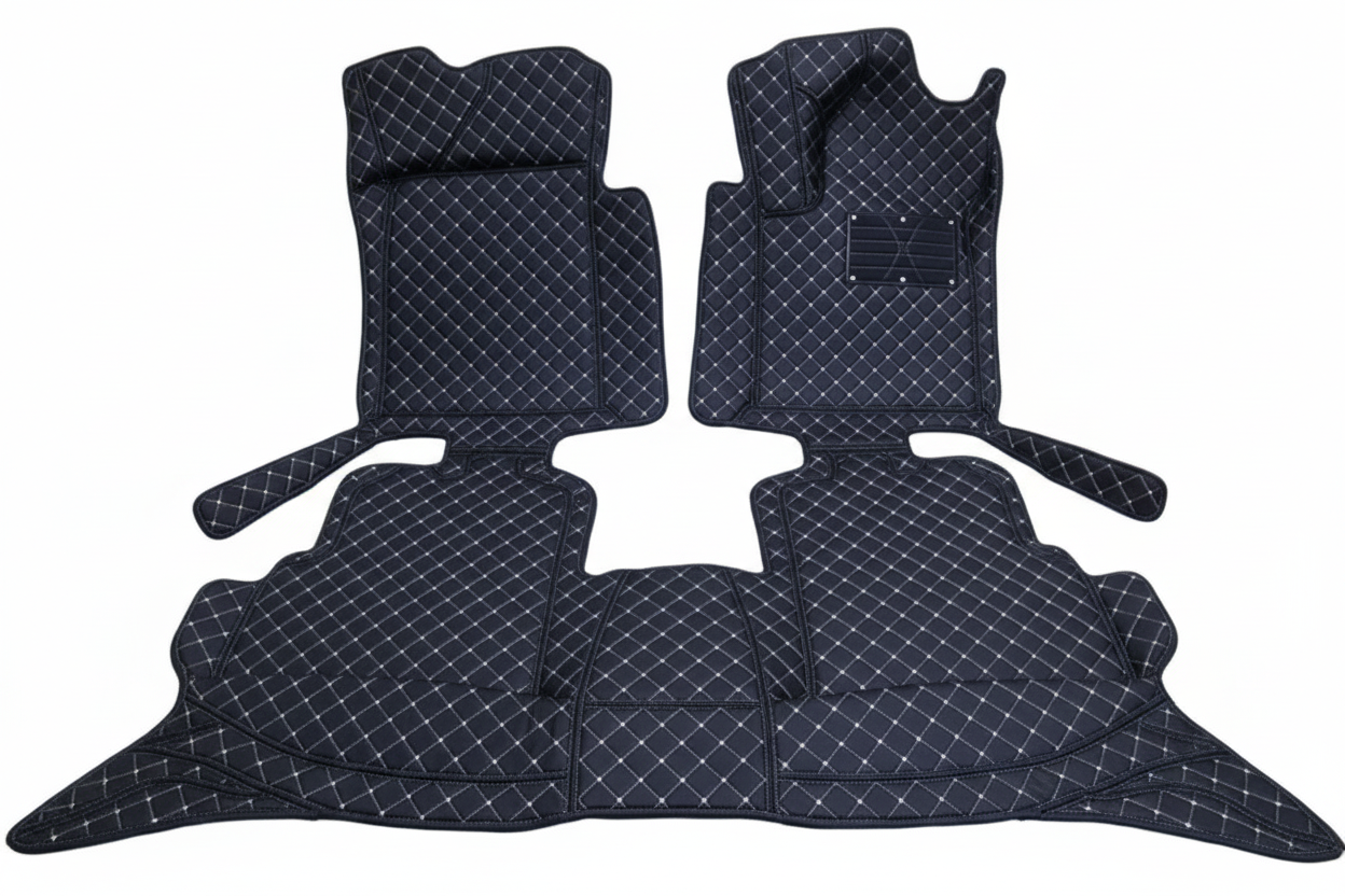 MG ZS 7D Floor Mats - Black - 3 Pcs Set - Model 2021-2025