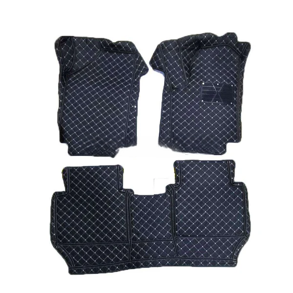 DFSK Glory 500 7D Floor Mats - Black 3 Pcs Set - Model 2020-2025