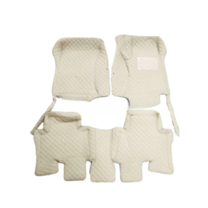 Toyota Prado 7D Floor Mats – Beige – 3 Pcs – Model 2009-2022