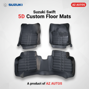 Suzuki Swift 5D Custom Floor Mat Black 3 Pcs – Model 2010-2021